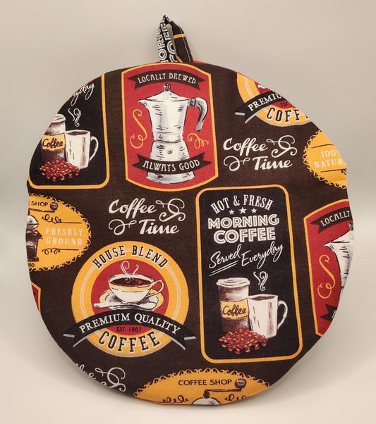 Microwaveable Tortilla Warmer - Coffee Time