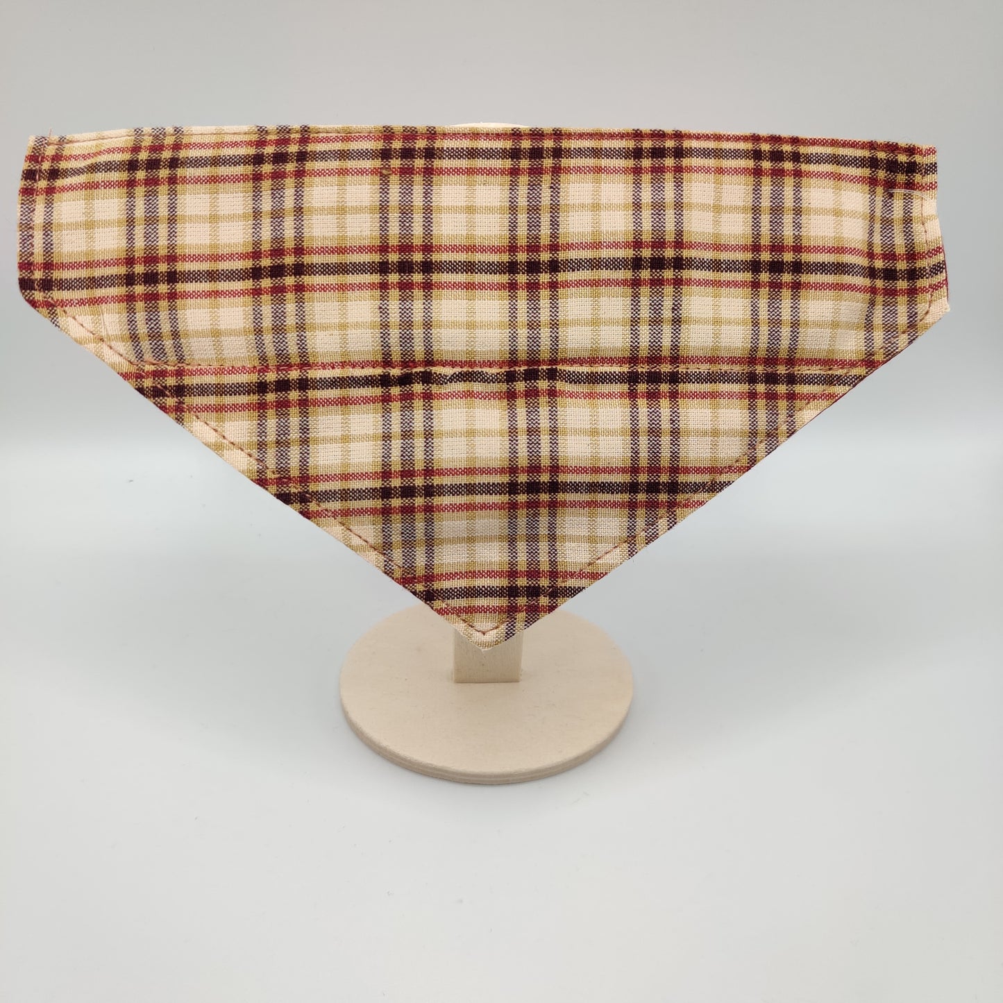 Brown Plaid Bandana