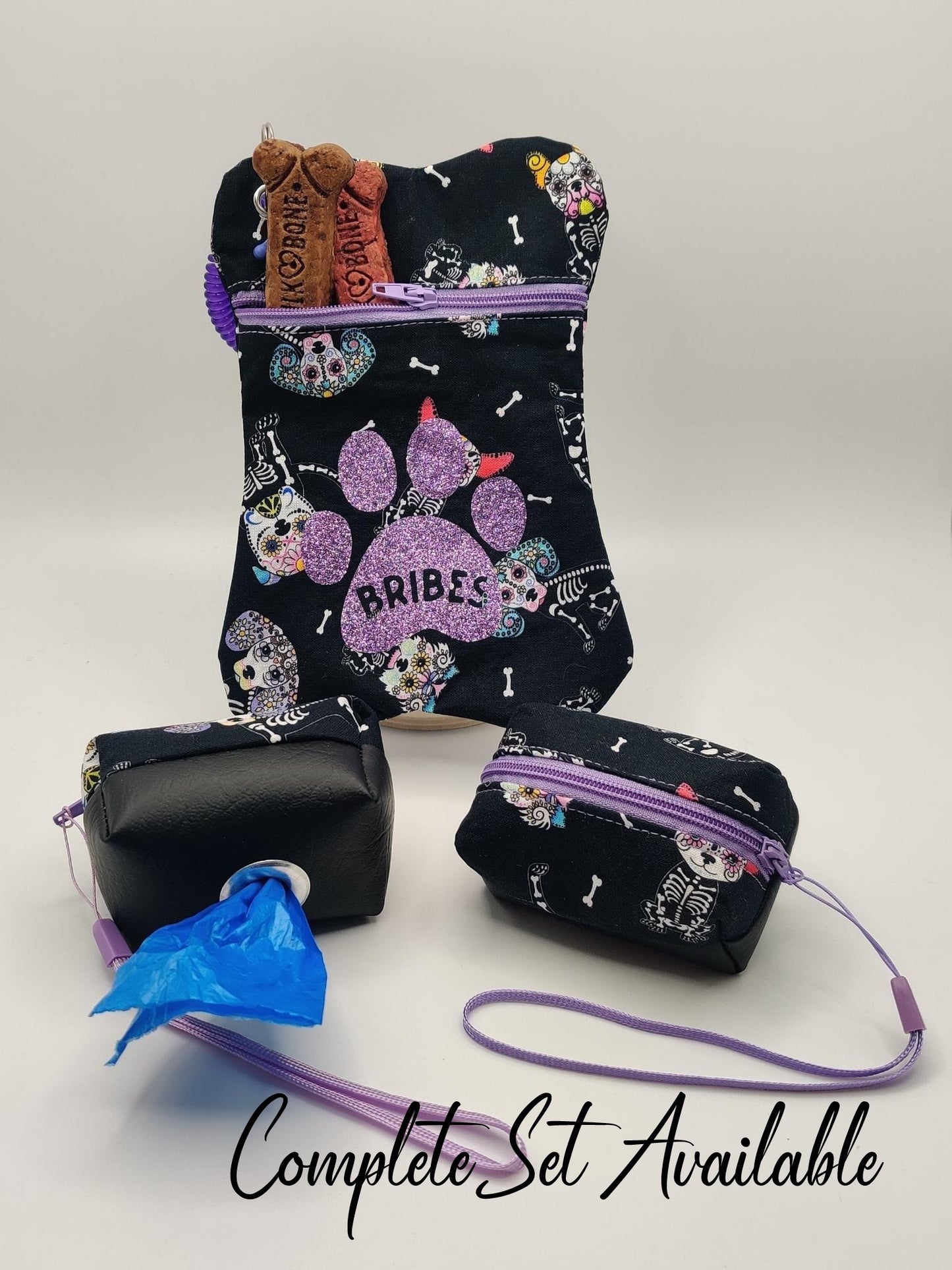 Dog Treat Bag - Skeleton Dogs