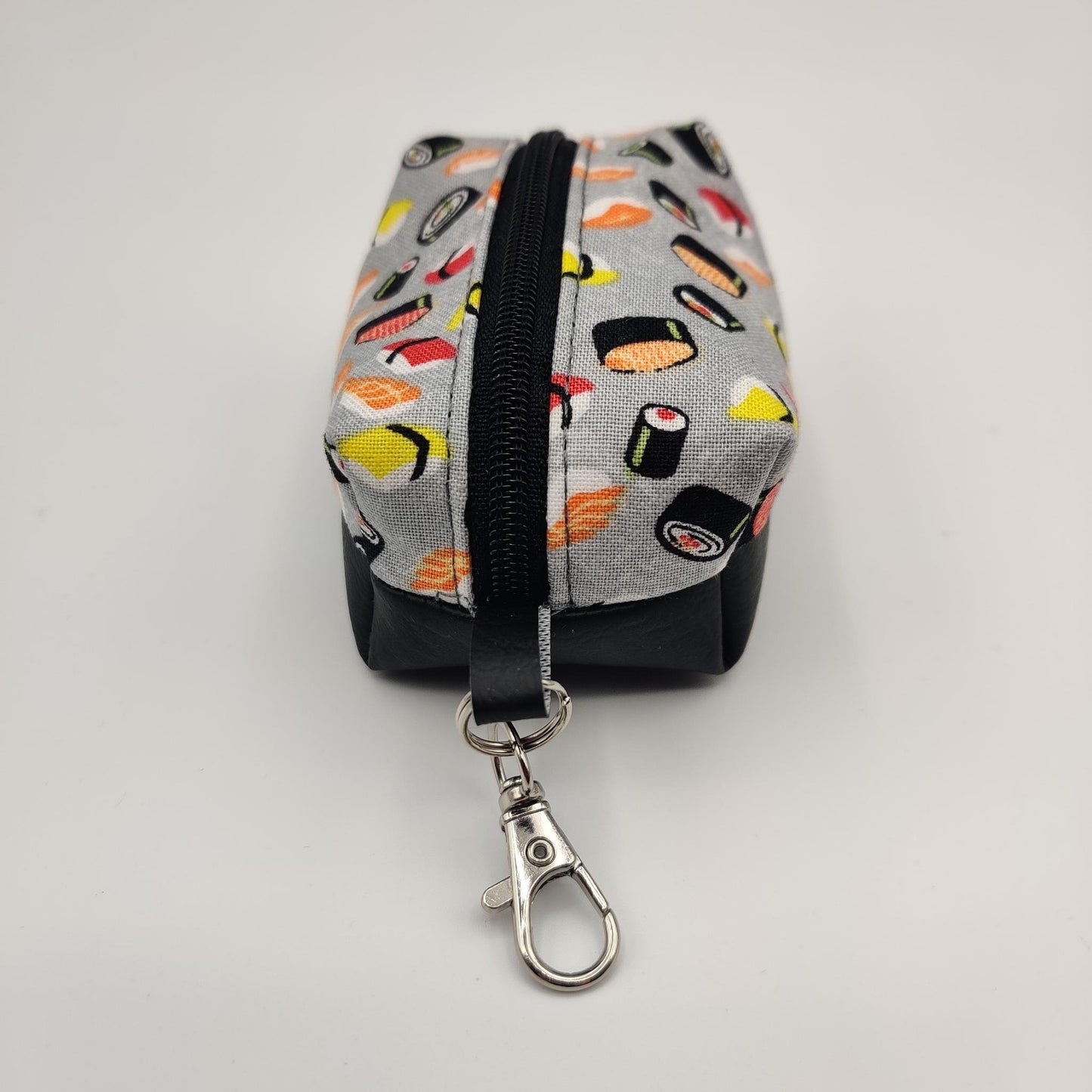 Mini Zippered Boxy Pouch - Sushi