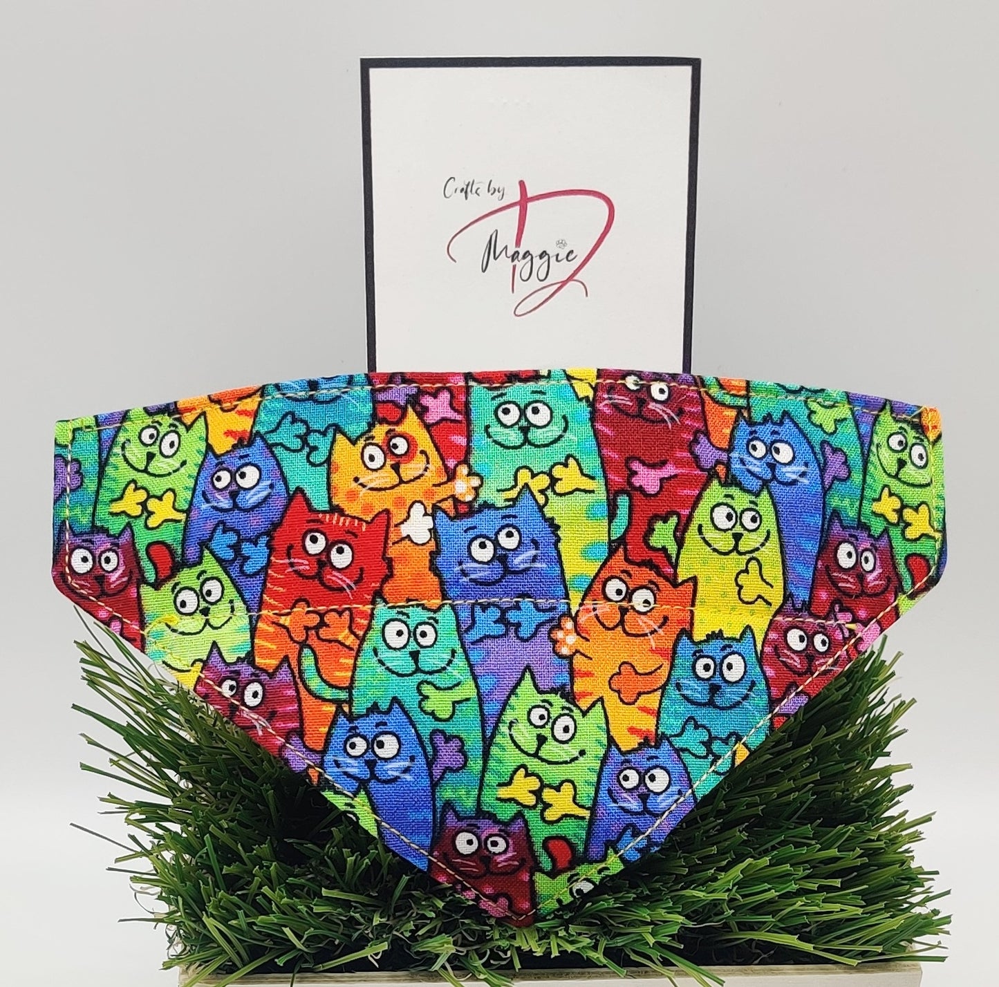 Colorful Cat Friends Pet Bandana