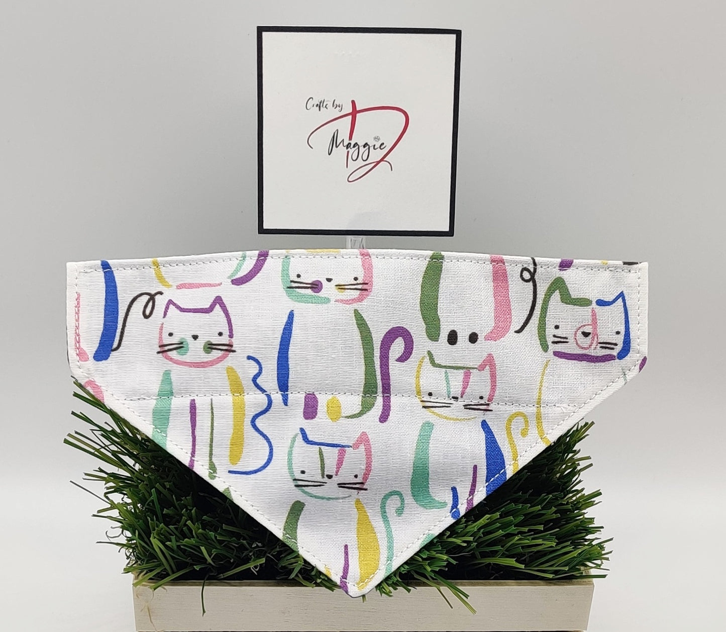 Sketchy Cats Pet Bandana