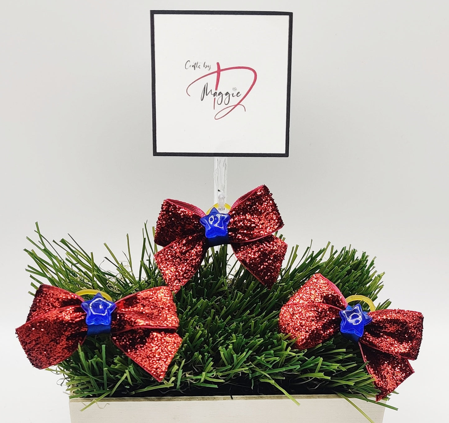 Patriotic Grooming Bows