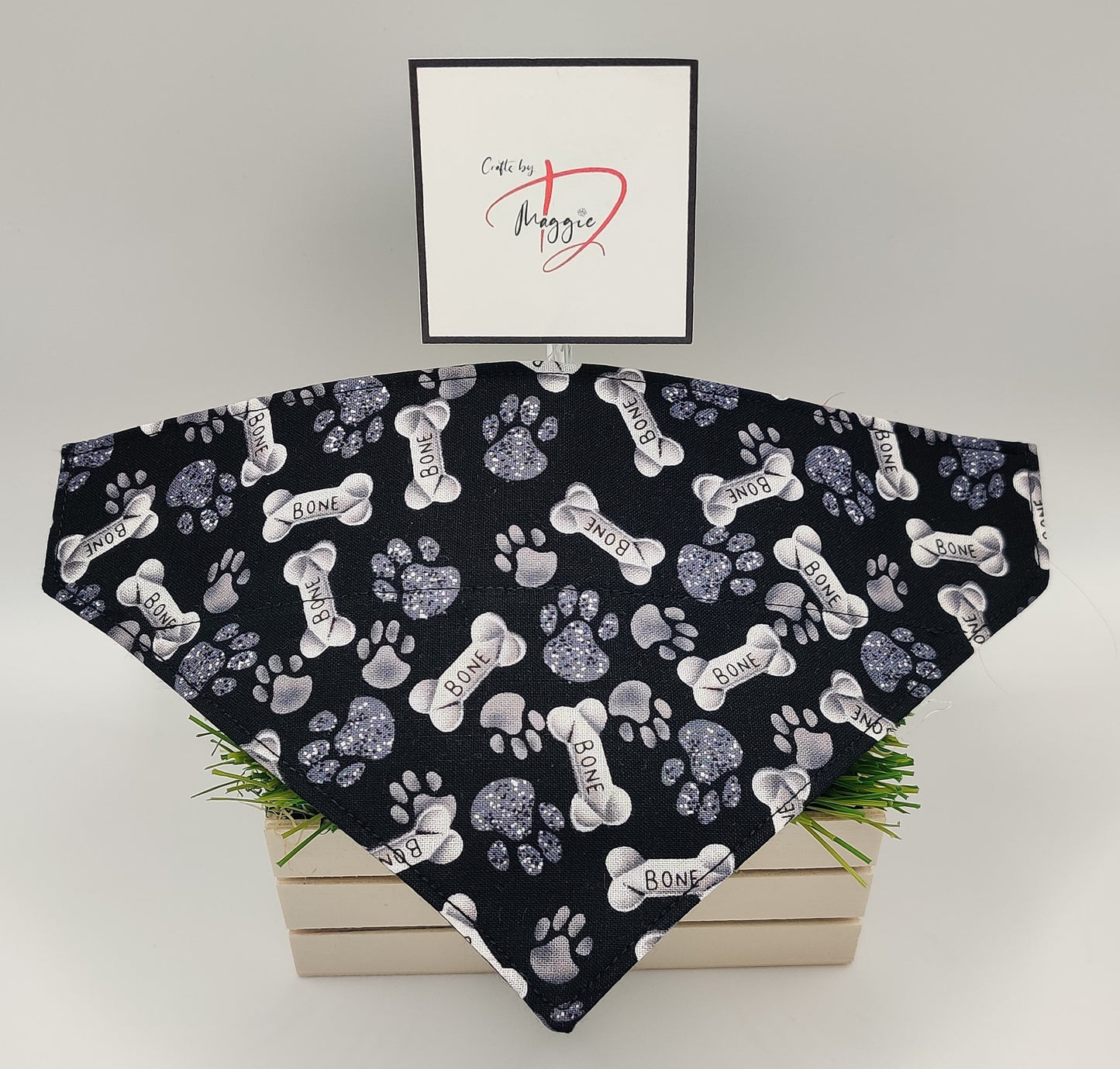 Bad to the Bone Pet Bandana