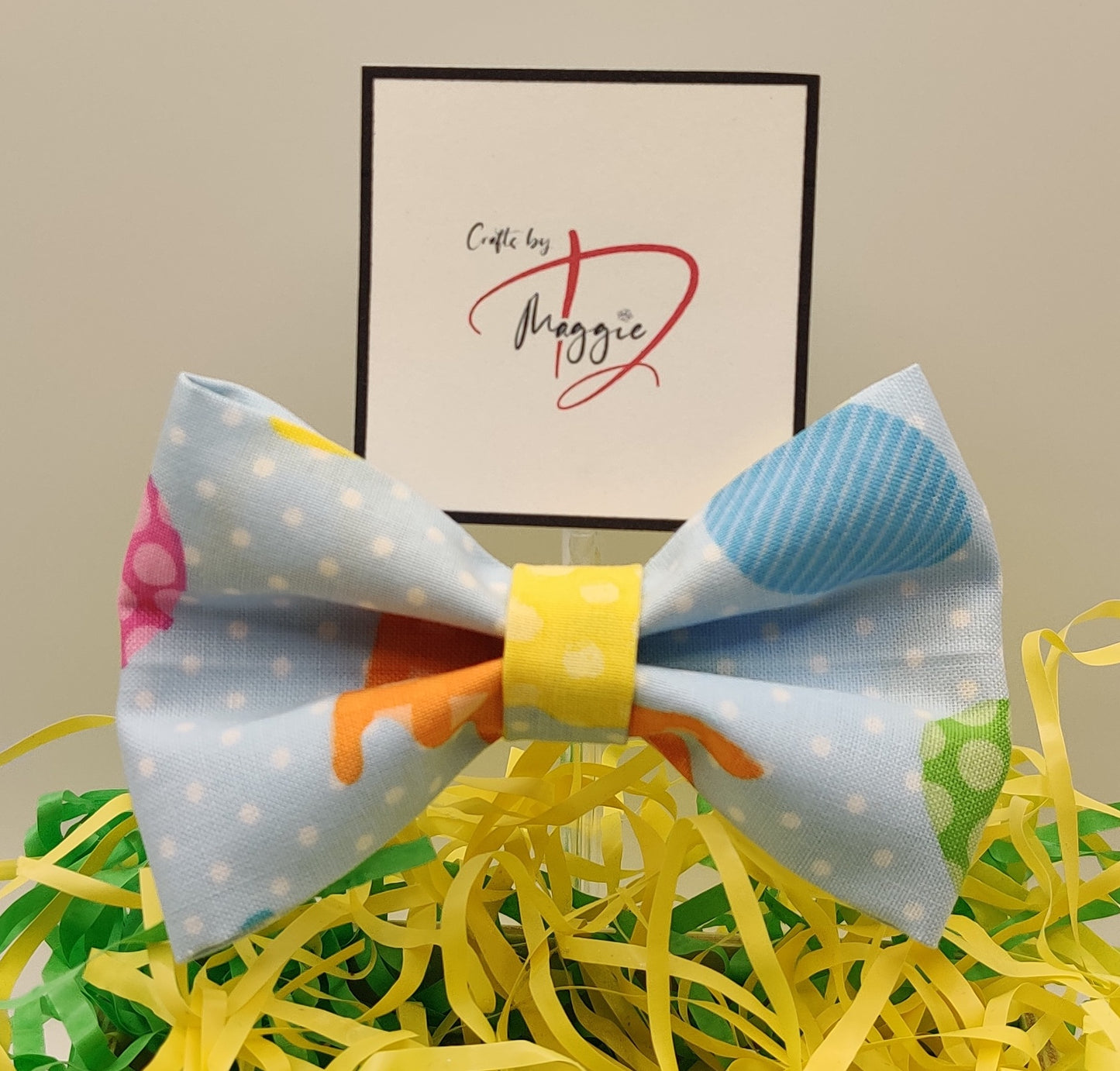 Blue Bunny Hair Bow