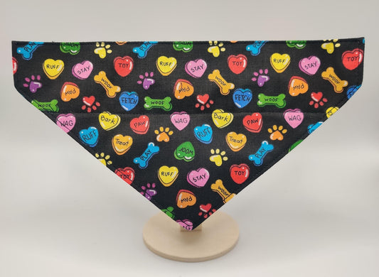 Pet Bandana - Conversation Hearts