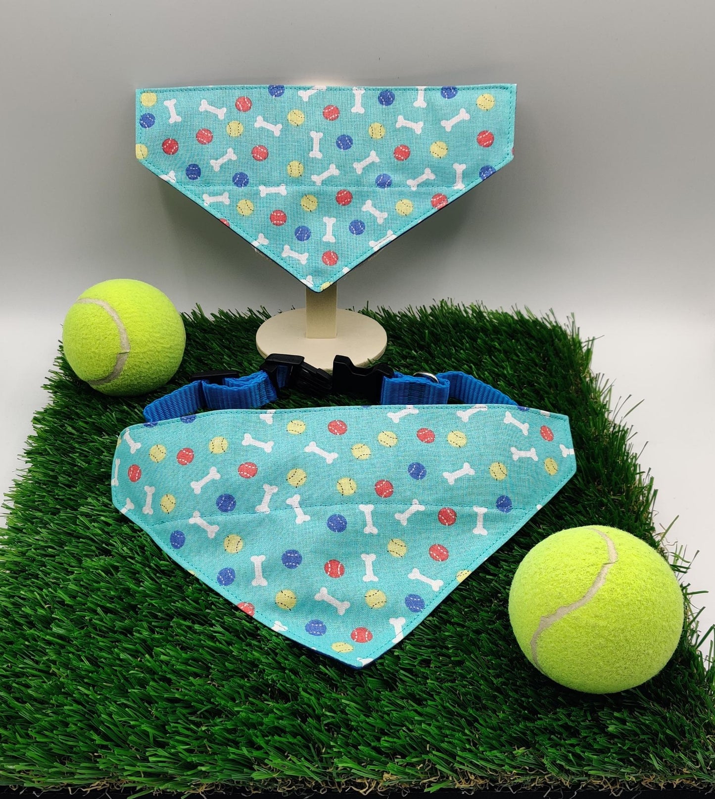 Dog Bones & Balls Pet Bandana