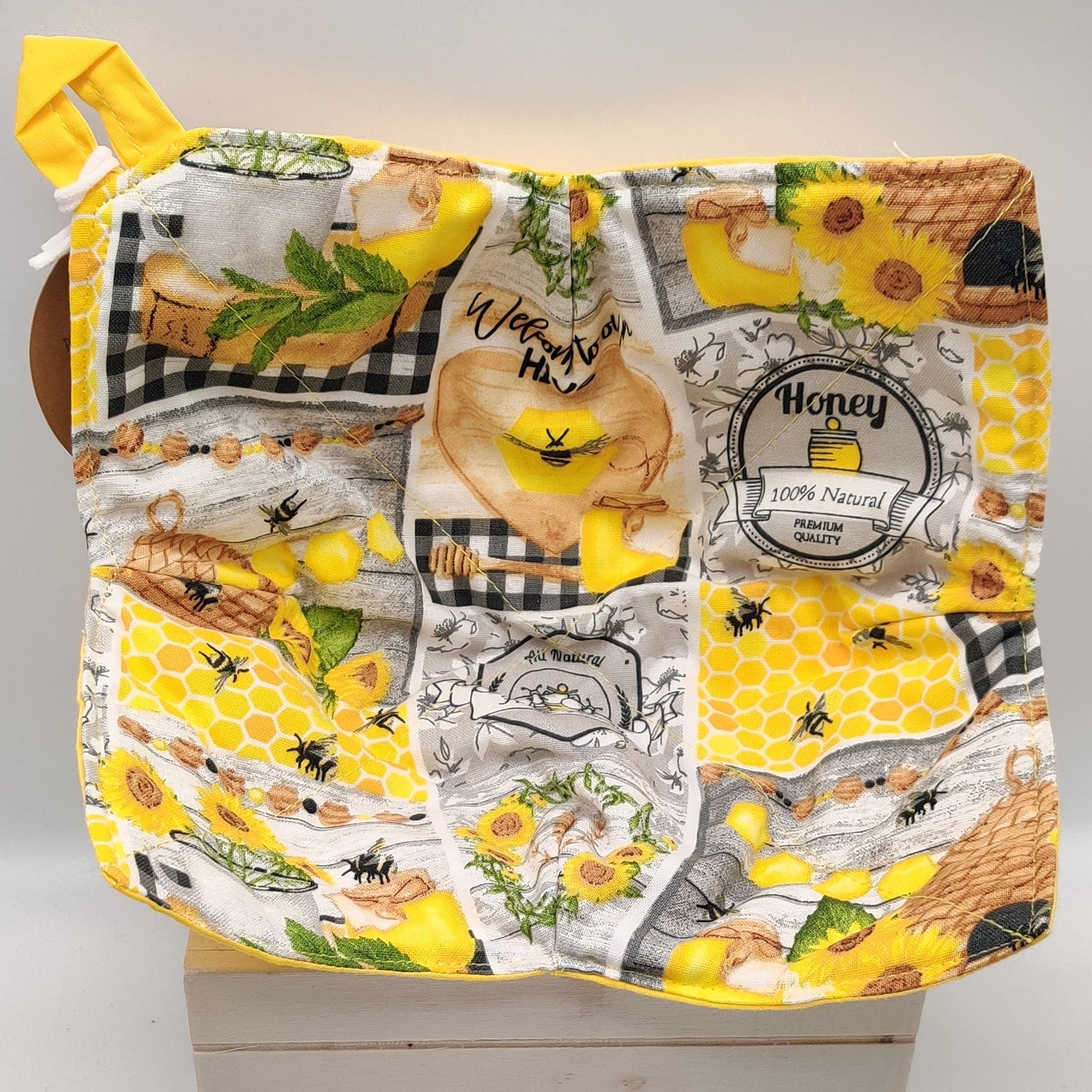 Microwaveable Bowl Cozy -  Honey