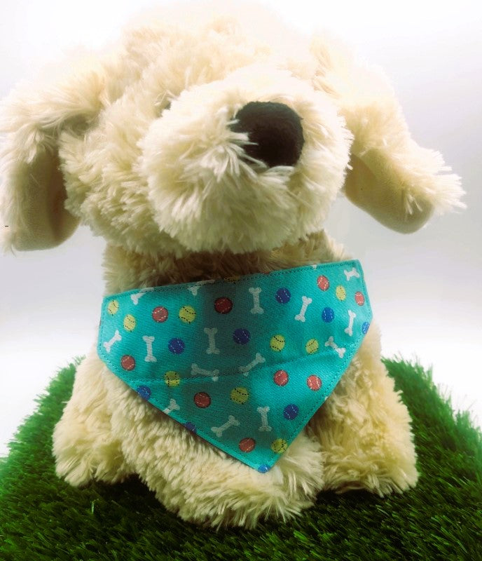 Dog Bones & Balls Pet Bandana