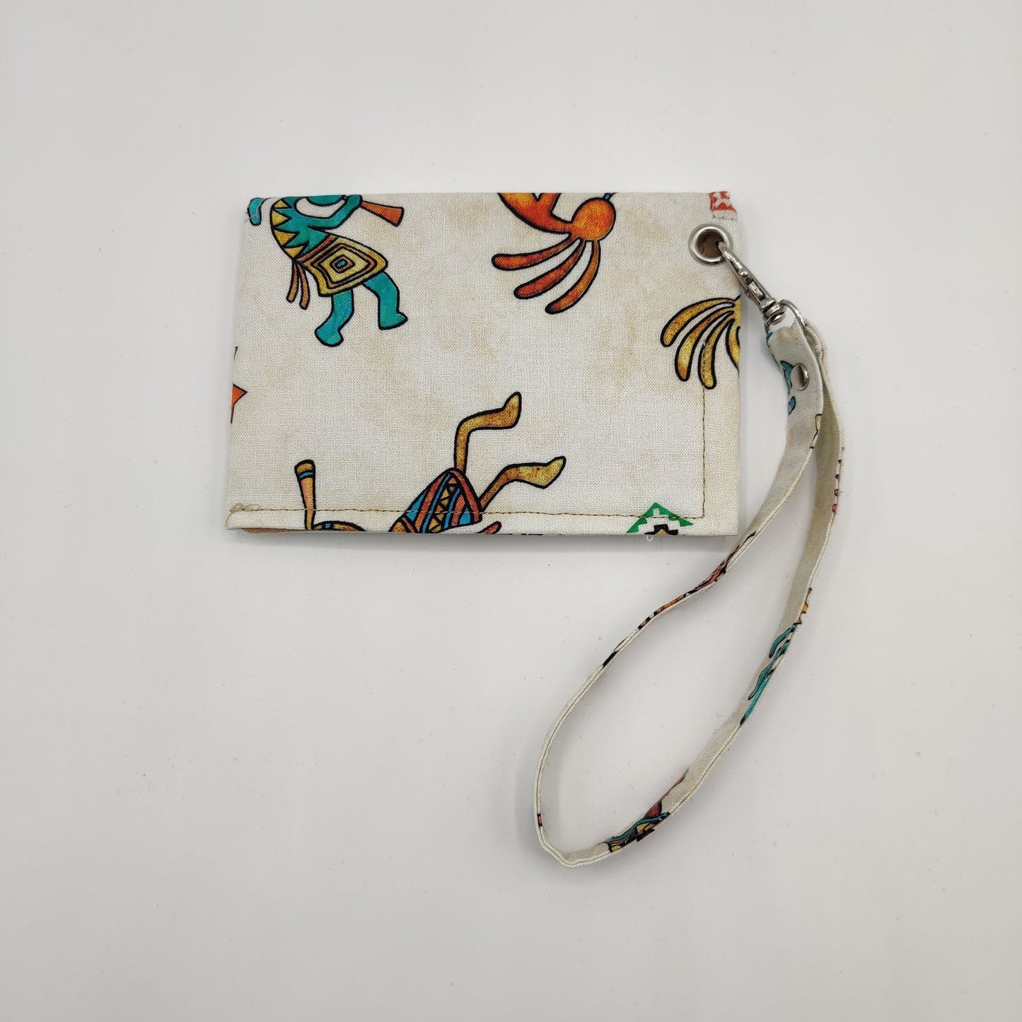 Snap Wallet with Wristlet - Kokopelli