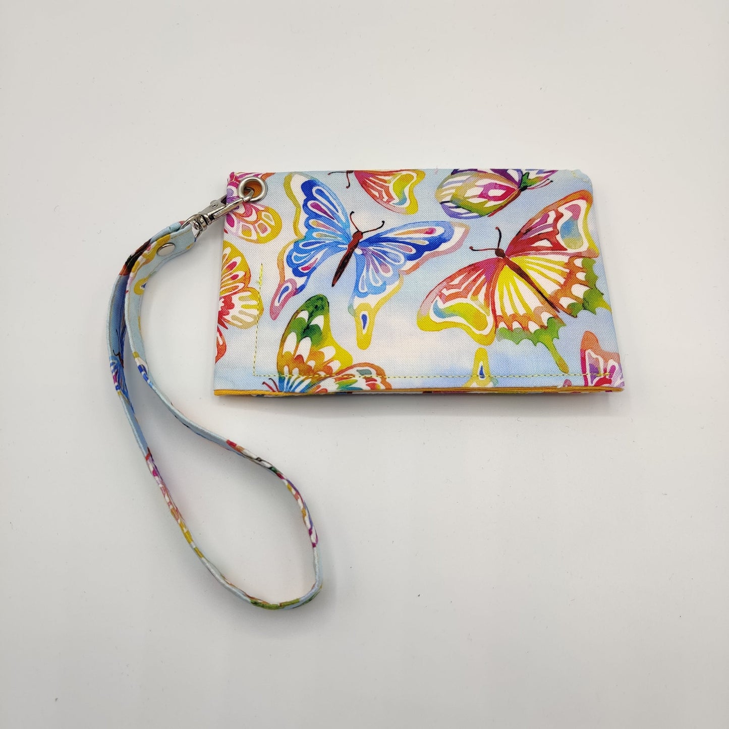 Snap Wallet with Wristlet - Butterflies