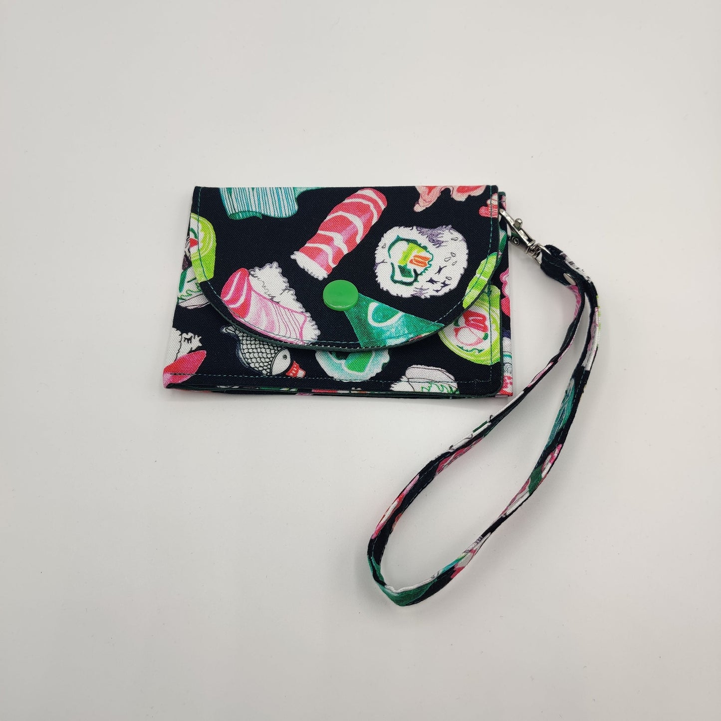 Snap Wallet with Wristlet - Sushi