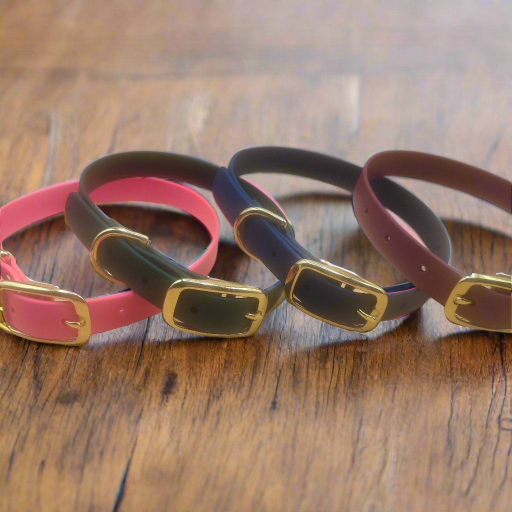 Flat Dog Collars 3/4"