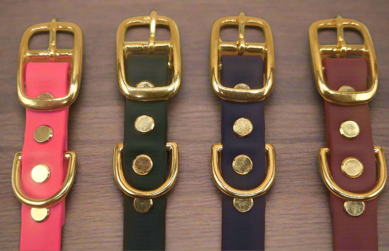 Flat Dog Collars 3/4"