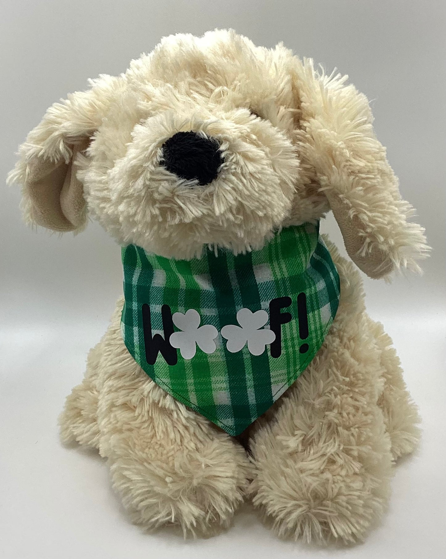 St. Patty's Plaid - Woof! Pet Bandana