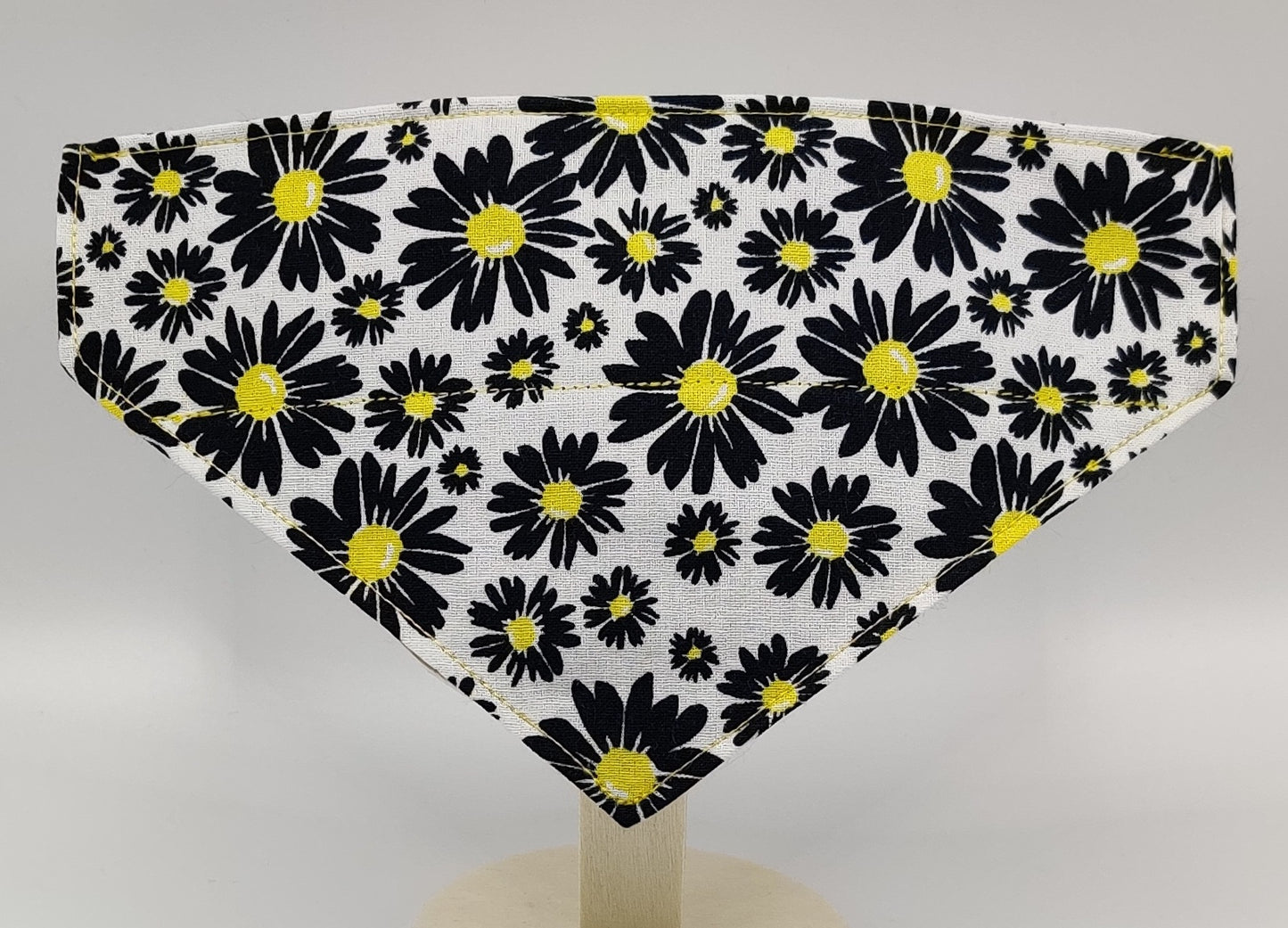 Daisies on White Pet Bandana