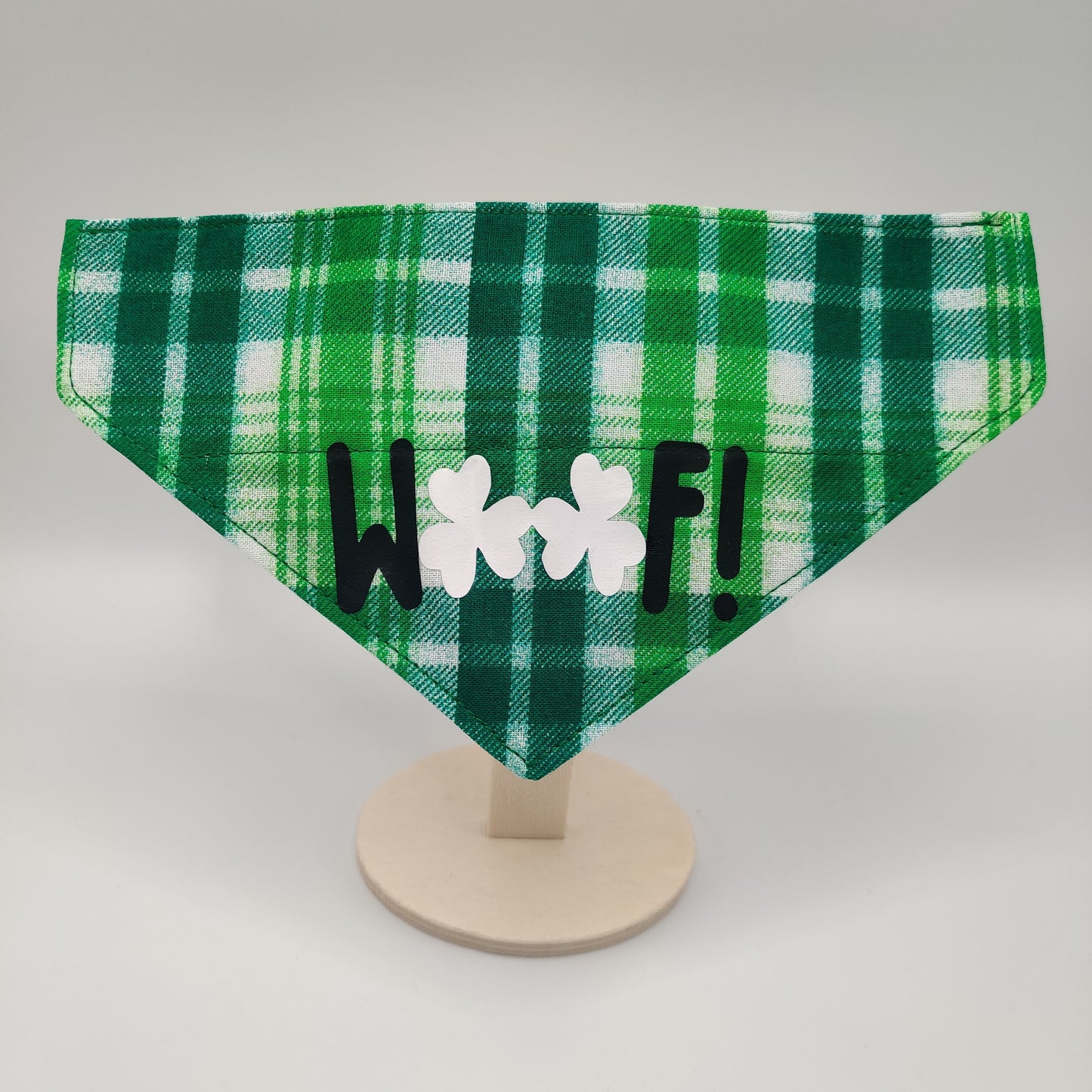 St. Patty's Plaid - Woof! Pet Bandana