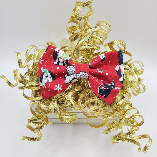 Holiday Paw-ty Collar Bow
